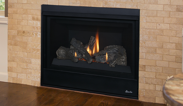 Compact Complete 33" Direct Vent Merit Series Gas Logs Fireplace DRT2033