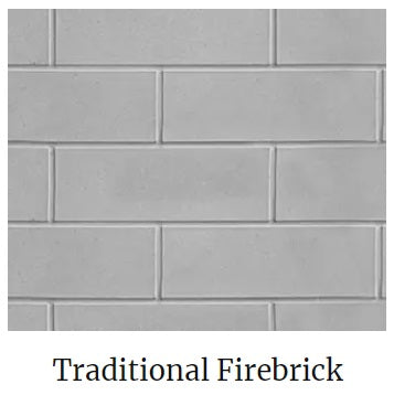 Traditional Firebrick Refractory Pattern