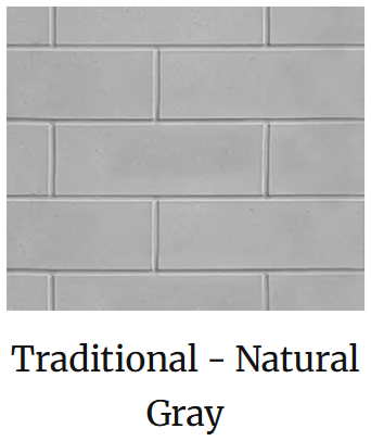 Traditional - Natural Gray Refractory Panel