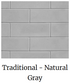 Traditional - Natural Gray Refractory Panel
