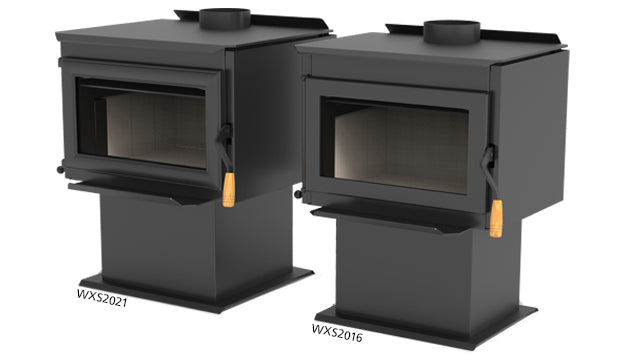 Stove Wood Burning Free Standing Stove by Superior with 1.6 Cubic Feet Interior F4020 WXS2016