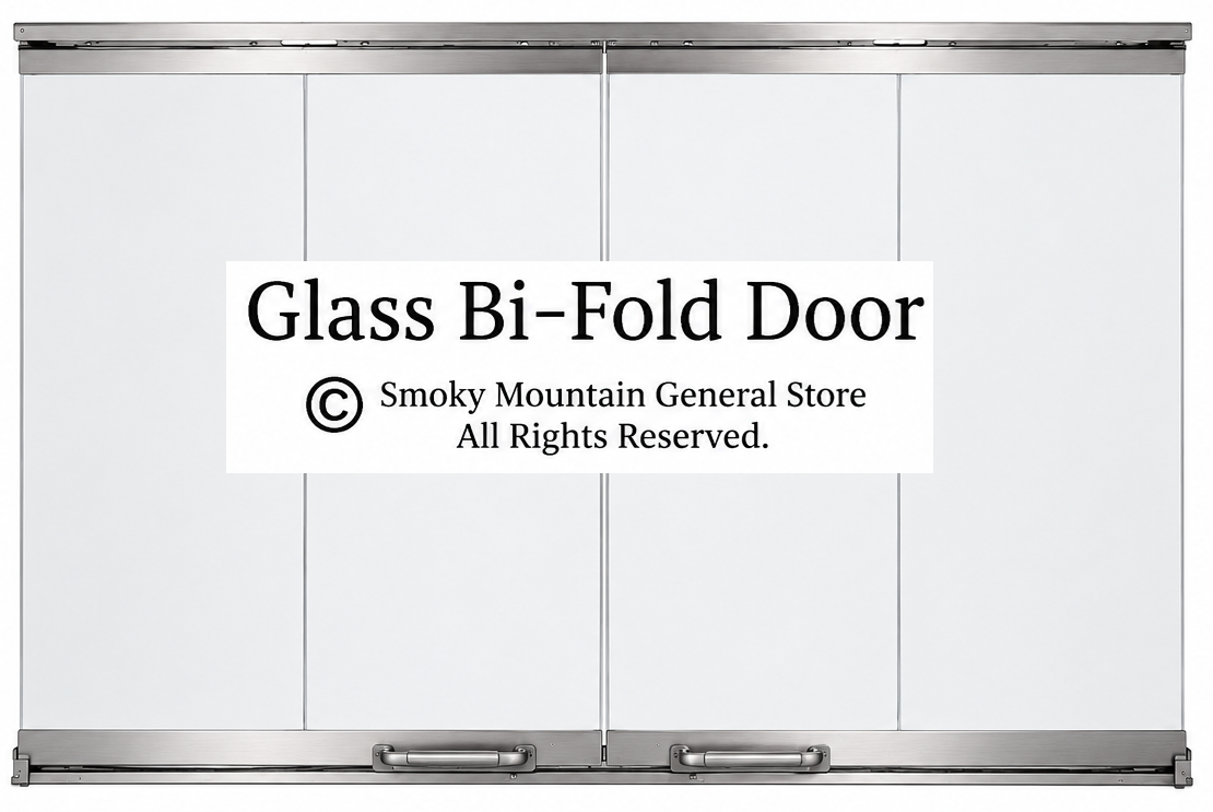 bi fold glass door with ss trim