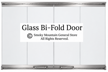 bi fold glass door with ss trim