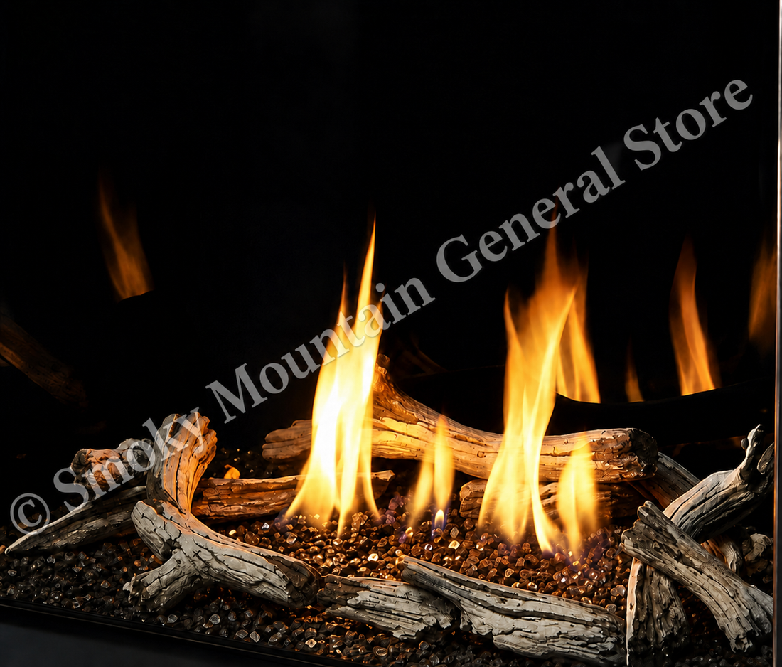 Driftwood Logs for Majestic Modern Fireplace LOGS-KMOD