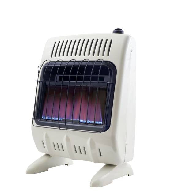 HeatStar Blue Flame 10,000 Btu Vent Free Wall Heater and Base Manual Control F155550 HSVFBF10NG F155583 HSVFBF10LP