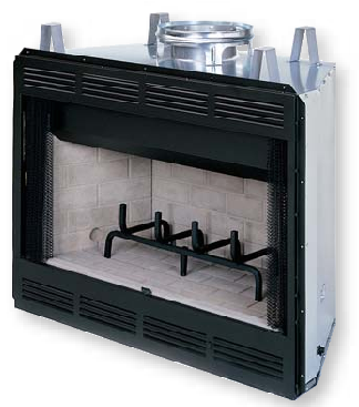 Wood Burning 36 Traditional Big Box Look Fireplace