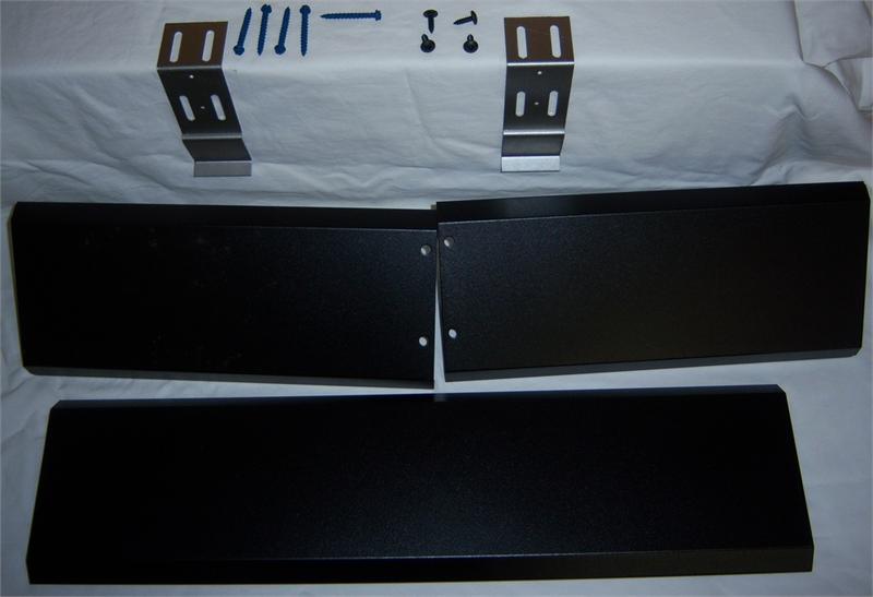 GA6050 Black Fireplace Hood Fireplace Telescoping Hood 28&quot; to 48&quot; F1764