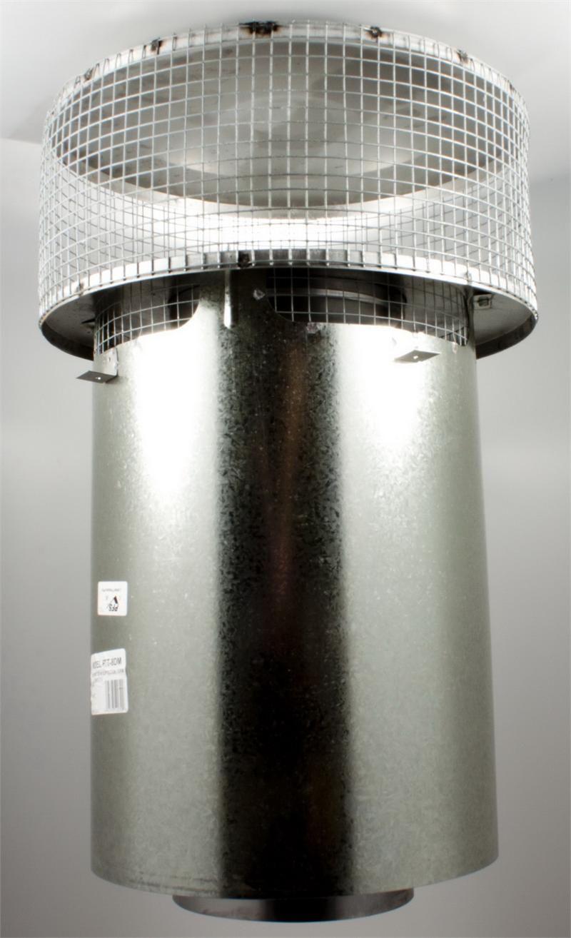 RTT-8HT Round Top Termination with Mesh Screen and Slip Section High Temperature 8HT Series Pipe F0889