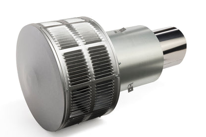 Round Telescoping Terminal Cap &amp; Storm Collar