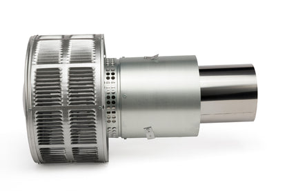 Round Telescoping Terminal Cap &amp; Storm Collar