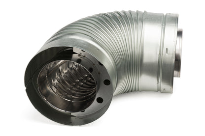 Horizontal Termination Cap 90 Degree Elbow Direct Vent Pipe