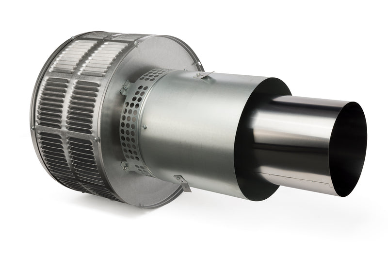 Round Telescoping Terminal Cap &amp; Storm Collar