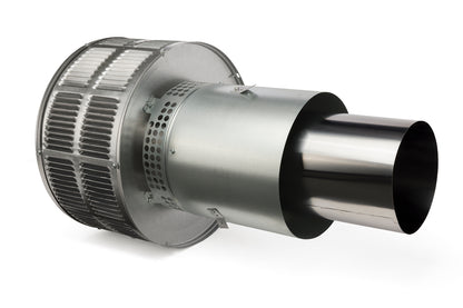 Round Telescoping Terminal Cap &amp; Storm Collar