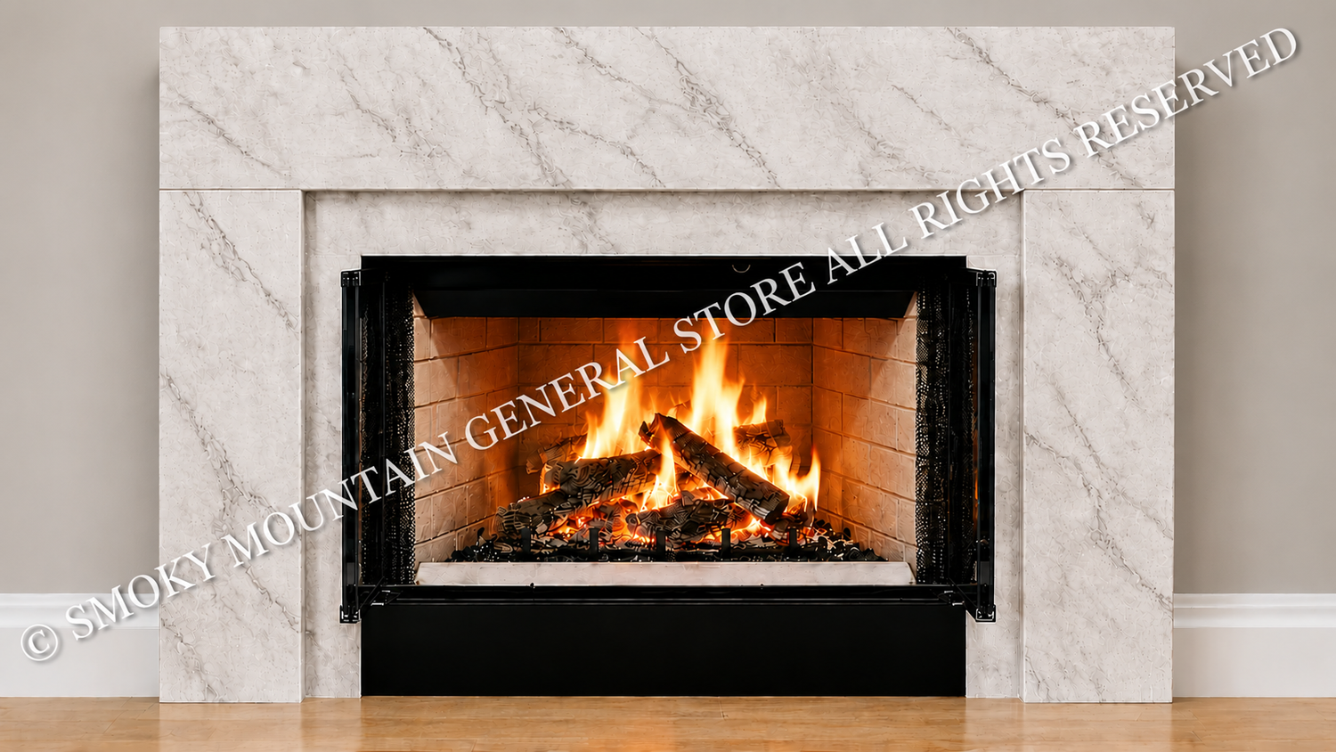 radiant wood burning fireplace the sovereign