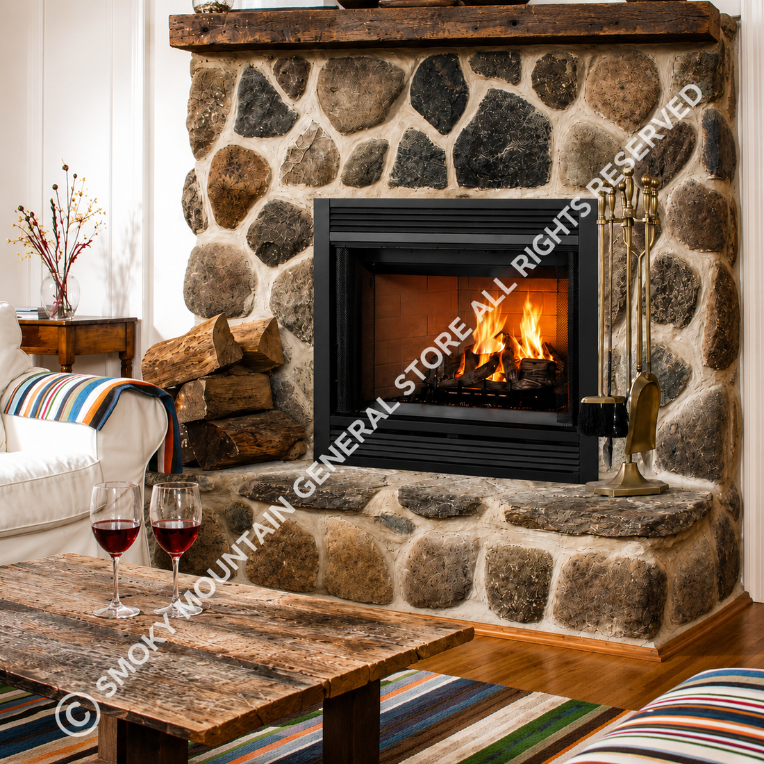 wood burning fireplace the sovereign by majestic