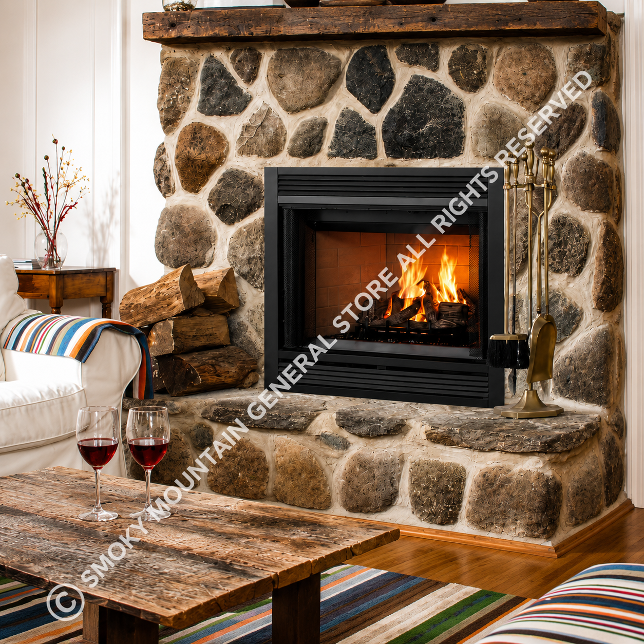 wood burning fireplace the sovereign by majestic