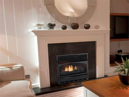 Compact Vent Free Classic Gas Log Set with Single Burner Complete Gas Fireplace by Superior VMH26 VCM3026 F1215 F1216 F1217 F1218