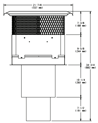 Vertical Termination Cap
