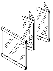 Bi-Fold Corner Glass Doors for Wood Burning Corner Fireplace VDBP36 VDG36 VDG36C DC36L/R/LS/RS