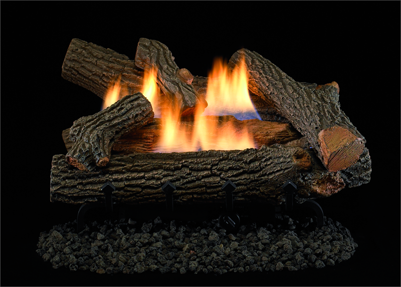 RDG9-24 Peterson Real Fyre Golden Oak Designer Vent-Free Gas Logs with G9 Series Burner