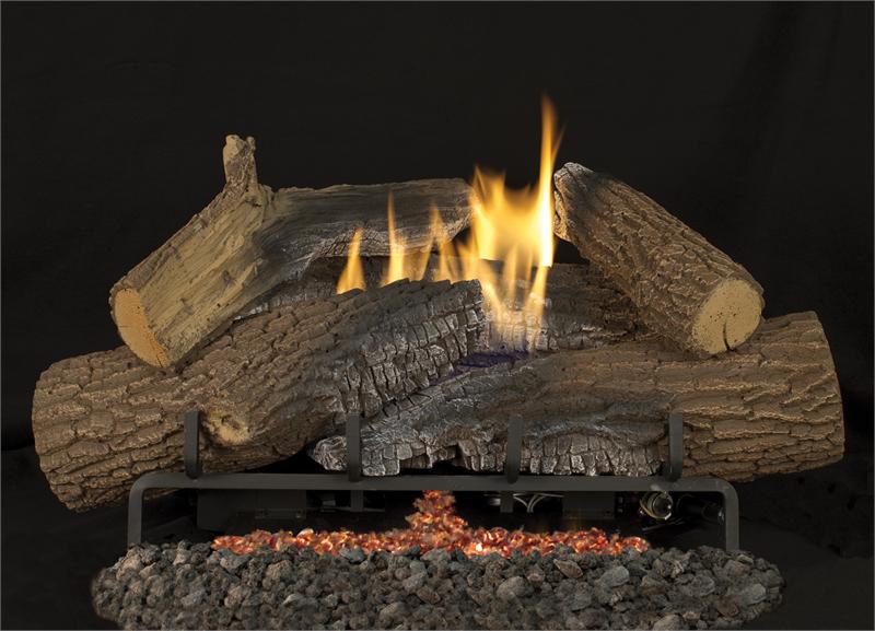 Rugged Stacked Vent Free Gas Log Set